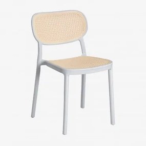 Confezione da 2 sedie da giardino impilabili Omara Grigio Chiaro - Sklum