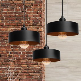 Lampada APP1334-3CP Black Gold