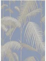 Palm Jungle - Designtapete von Cole and Son - Straw/ Blue