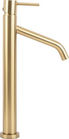 Rubinetto da lavabo Rea Level Brush Gold High