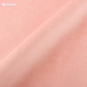 Poggiapiedi in velluto rosa Santo - Milo Casa