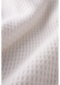 Plaid crema con motivo waffle , 140 x 180 cm Waffel - Euromant