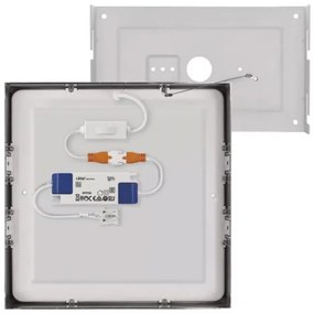 Plafoniera LED LED/21W/230 3000/3500/4000K 22,5x22,5 cm cromo