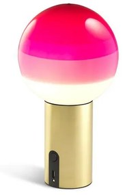 Dipping Light Portable Lampada da Tavolo Rosa/Brushed Brass - Marset