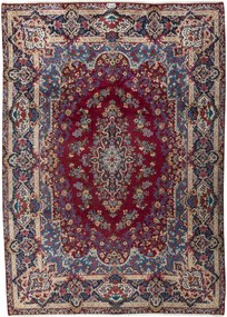 Yazd Tappeto 270 x 370 Rosso (Iran) Annodato A Mano