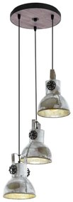 Eglo 49647 - Lampadario a sospensione con filo BARNSTAPLE 3xE27/40W/230V