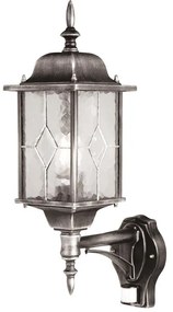 Applique classico chic da esterno WX1-PIR nero IP44 1X E27 ELSTEAD