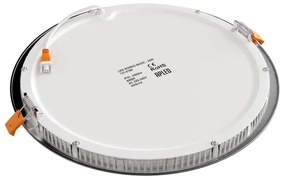 APLED - Lampada LED da incasso per bagni RONDO LED/24W/230V IP40 diametro 30 cm cromo