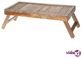 H&S Collection Vassoio da Letto con Gambe Pieghevoli
