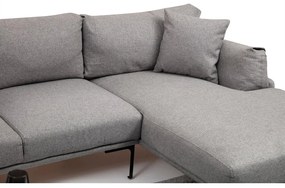 Divano angolare grigio , angolo destro Leo - Artie