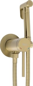Rubinetto bidet Rea Foss Clif Brush Gold