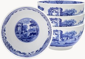 Set di 4 ciotole per salse in porcellana Blue Italian