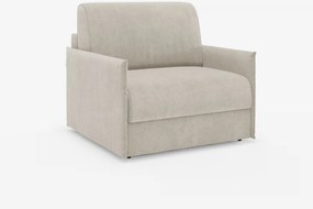 Evans poltrona letto compatta con materasso - sfoderabile in tessuto smacchiabile T23