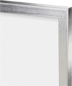 Cornice argentata verticale con sostegno/da appendere 20x26 cm – knor