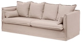 Divano letto 3 posti beige Odilon