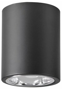 Faretto JUPITER 1xE27/20W/230V diametro 9,8 cm nero