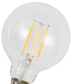 Lampadina LED Smart E27 dimmerabile G95 trasparente 7W 806lm 2700-6500K