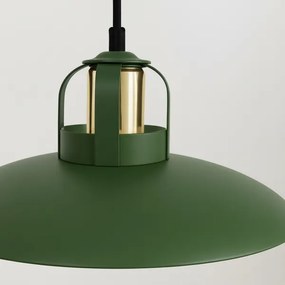 Brilagi - Lampadario a sospensione con filo FLAMENGO 2xE27/60W/230V verde