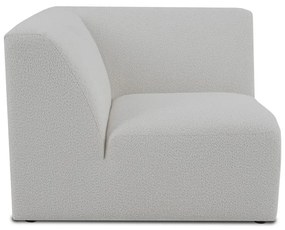 Modulo divano bianco in tessuto bouclé (variabile) Roxy - Scandic
