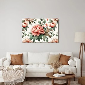 Quadro su tela – Fiori romantici di peonia