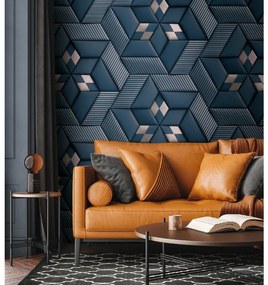 Fotomurale Design, blu