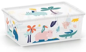Scatola per bambini bianca in plastica 37x26x15 cm C Box Style – KIS