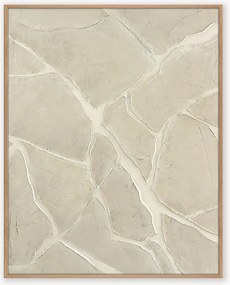 Stampa digitale con elementi dipinti a mano White Trace