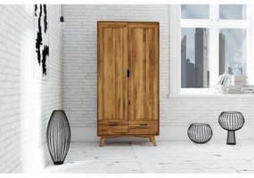 Armadio in rovere 90x180 cm Greg - The Beds