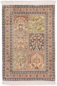 Cashmere Silk Tappeto orientale 100x70 (Indian) Annodato A Mano