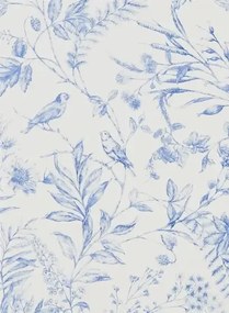 Ralph Lauren Carta da parati Fern Toile - Bluebell