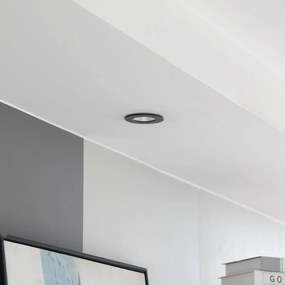 Arcchio LED downlight Lirin, nero, 4.000K