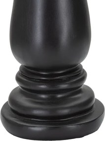 Alfiere Nero E Oro Cm Ø 12,5X38,5