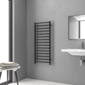 Termoarredo colore nero opaco 1000x500 mm modello Kam-378N - KAMALU
