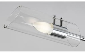 Rabalux 75030 - Lampadario da bagno a sospensione con supporto rigido TEODORO 2xE14/12W/230V IP44 cromo