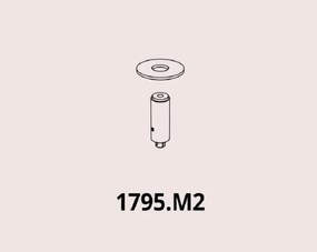 LINEA Kit Attacchi Soffitto Aluminium Sforzin Sistemi e tesate