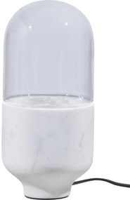 Lampada da tavolo ASEL 1xE27/25W/230V marmo bianco