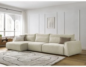 Divano angolare beige Aden – Bobochic Paris