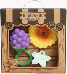 Set 3 massaggiagengive per neonati fatti a mano con sonaglio Newborn