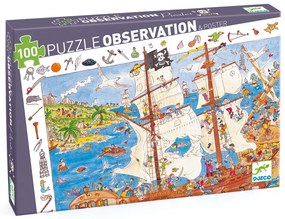 Puzzle - pirati - 100 pezzi