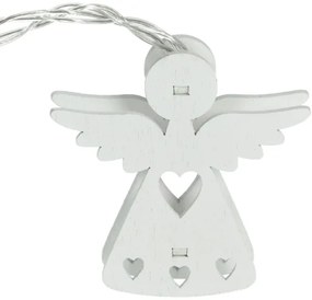 Retlux - Catena natalizia LED 10xLED/2xAA/bianco caldo 2m angioletti