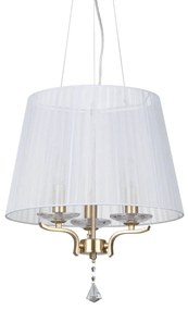 Lampadario Classico Pegaso Metallo Ottone 3 Luci E14