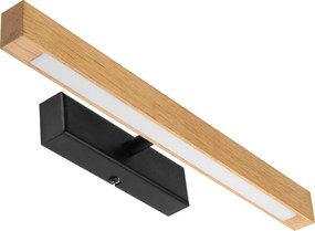 Lampada per quadri LED VERDE LED/5,5W/230V 3000K 46 cm rovere/nero
