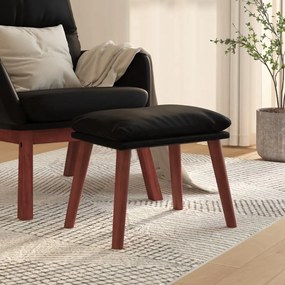 Poggiapiedi Nero 45x29,5x35 Cm İn Similpelle /