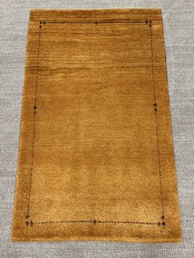 Gashguli Tappeto 80x130 Giallo (Iran) Annodato A Mano