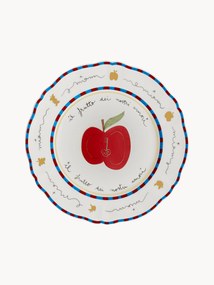 Piatto da colazione in porcellana fatto a mano Apple