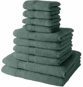 Set di asciugamani TODAY Verde 10 Pezzi