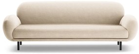 Divano beige con rivestimento in bouclé 208 cm Poppy – Micadoni