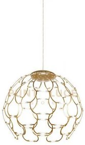 Lamoi lampadario a sospensione piccola rame d.40cm 2700k 5468lm 49w...