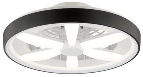 Brilliant - Ventilatore a soffitto LED RGBW GAIANO LED/48W/230V nero +DO