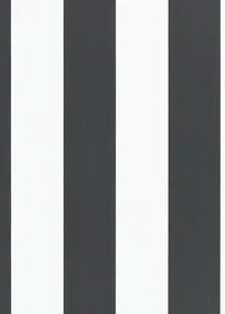 Ralph Lauren Tapete Spalding Stripe - Black/ White